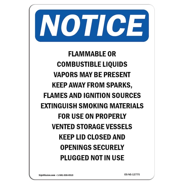 OSHA Notice, 24" Height, Peel And Stick Wall Graphic, 24" W, 24" H, Portrait